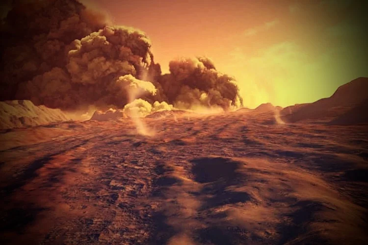 вихрь на Марсе